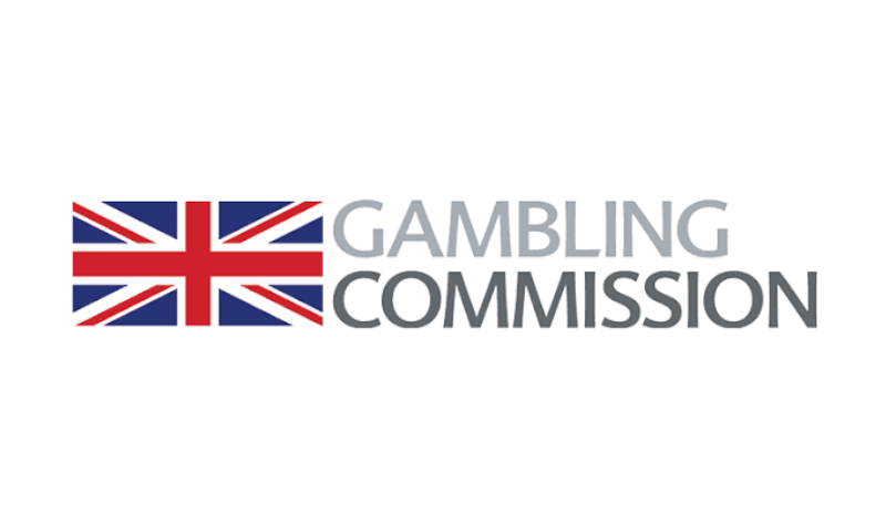 Gambling Commission logo with UK flag