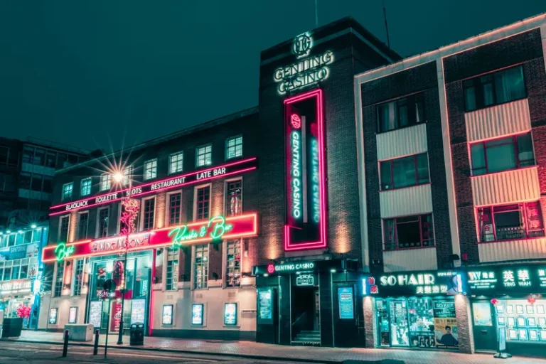 Genting Casino Birmingham Chinatown exterior at night