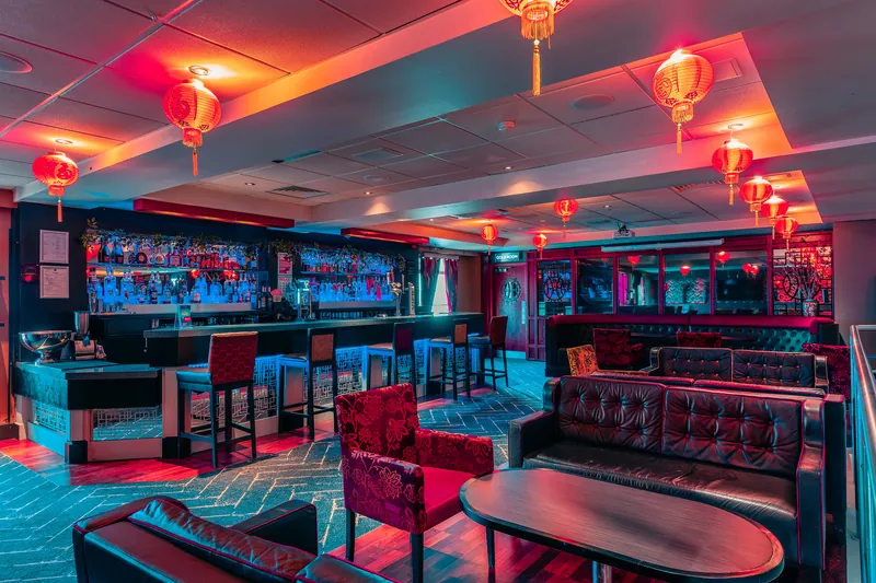 Bar lounge inside Genting Casino Birmingham Chinatown