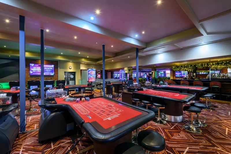 Gaming floor with roulette tables at Genting Casino Blackpool