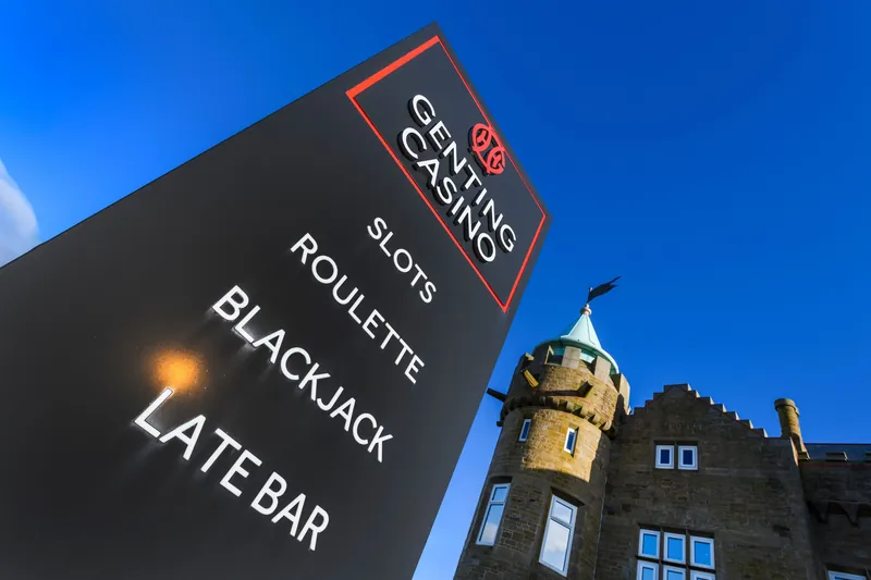 Genting Casino Blackpool sign outside