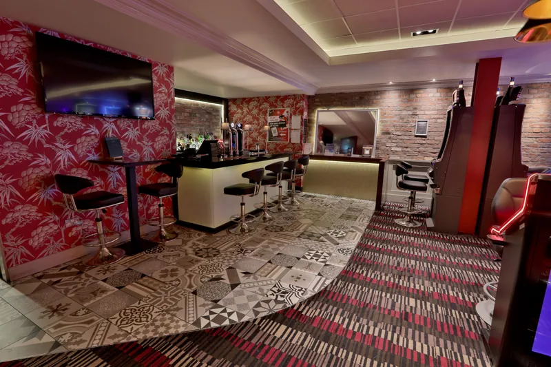 Bar and slots area at Genting Casino Bolton