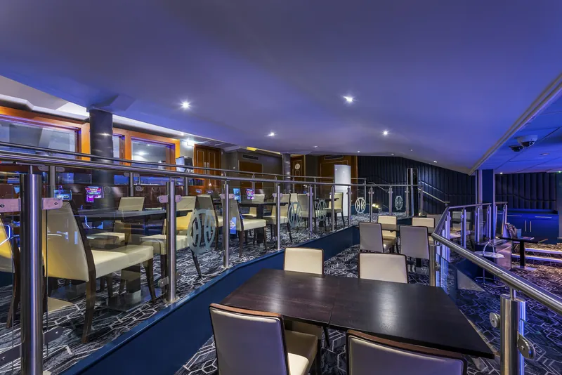 Upper lounge area inside Genting Casino Bournemouth