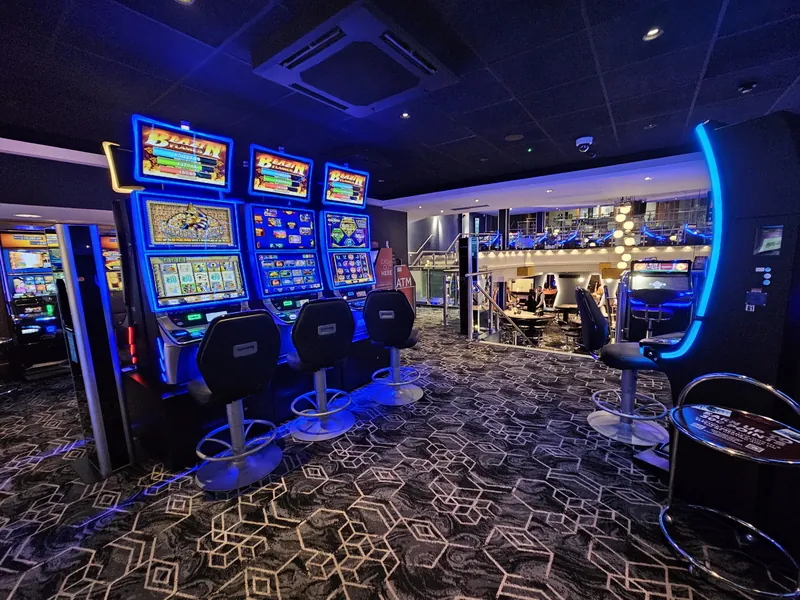 Slot machines inside Genting Casino Bournemouth