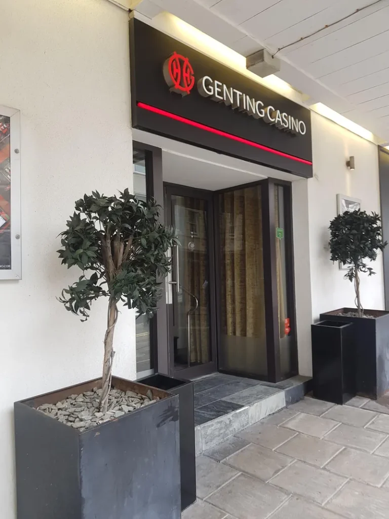 Genting Casino Brighton entrance close-up