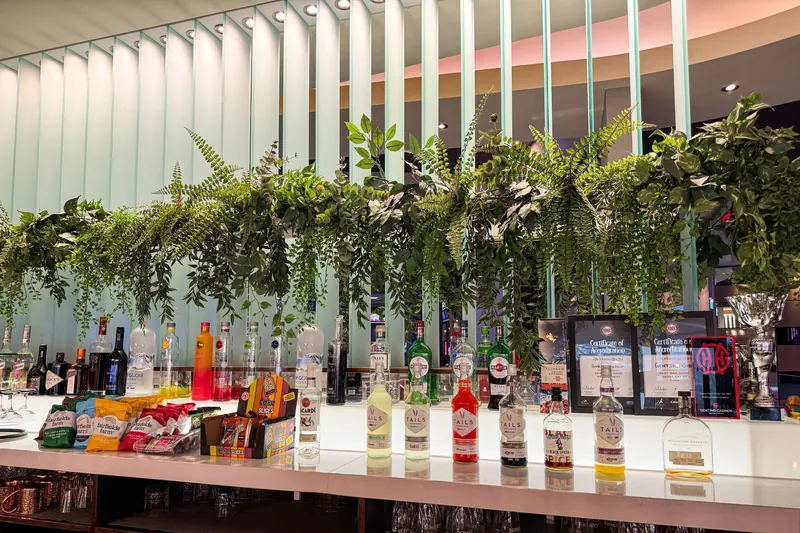 Bar counter inside Genting Casino Coventry