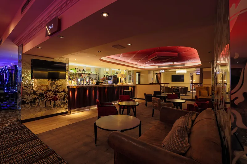 Lounge and bar area inside Genting Casino Edgbaston Birmingham