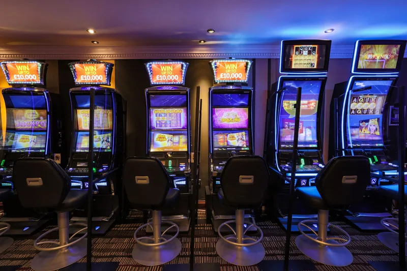 Slot machines inside Genting Casino Edgbaston Birmingham