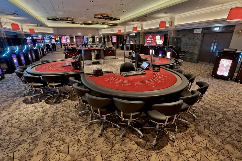 Gaming floor inside Genting Casino Glasgow