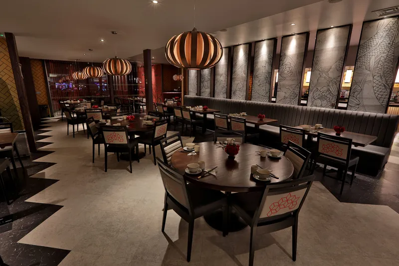 Restaurant seating inside Genting Casino Glasgow