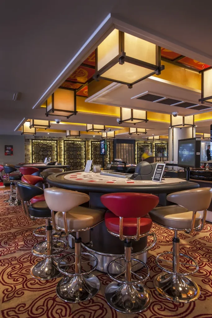 Gaming floor inside Genting Casino London Chinatown