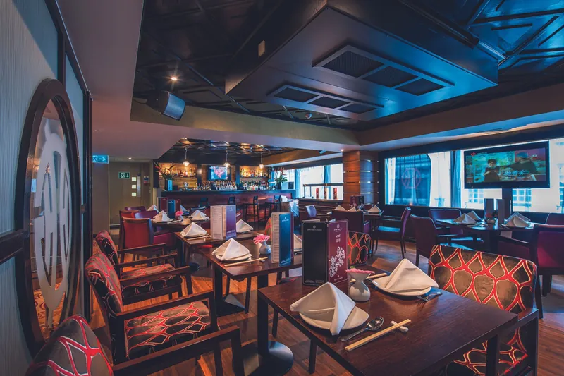 Restaurant area inside Genting Casino London Chinatown