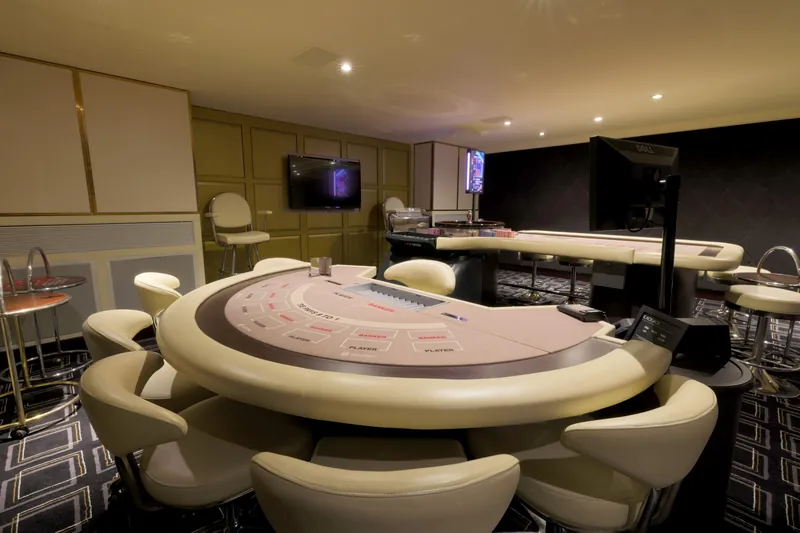 Genting Casino Manchester roulette tables in a private gaming room