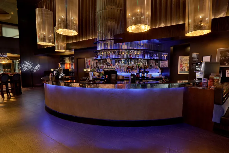 Bar counter inside Genting Casino Newcastle
