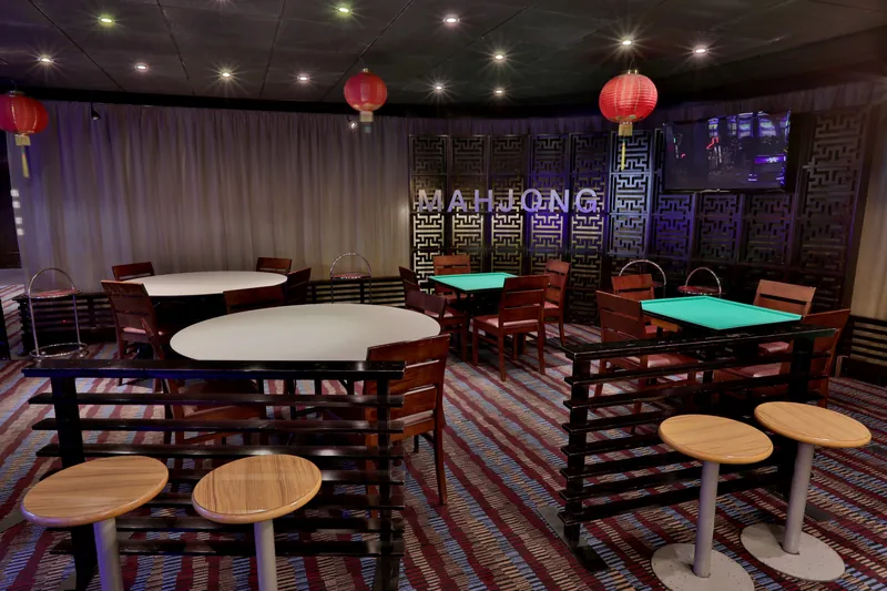 Mahjong room inside Genting Casino Newcastle
