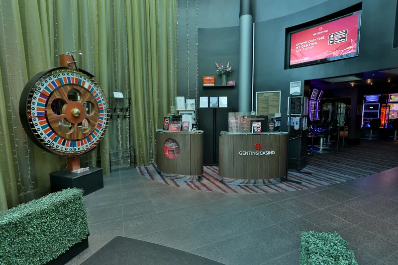 Reception area inside Genting Casino Newcastle