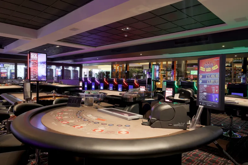 Roulette tables on the Genting Casino Reading gaming floor