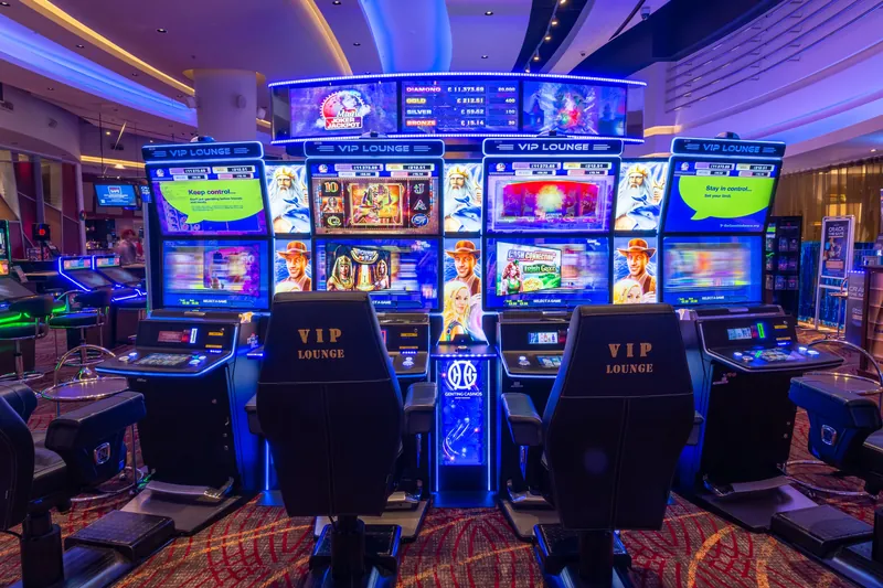 VIP slot machines inside Genting Casino Resorts World Birmingham