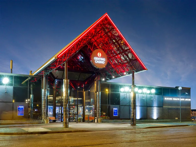 Exterior of Genting Casino Salford near Westfield entrance
