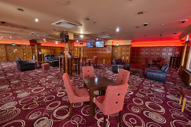 Lounge seating inside Genting Casino Stockport