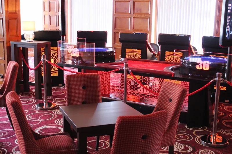 Roulette tables inside Genting Casino Stockport