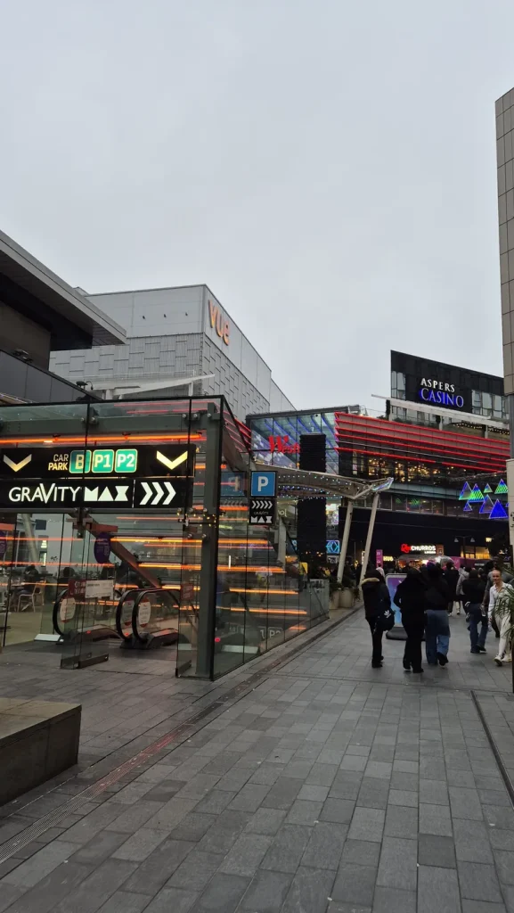 Westfield Stratford casino area exterior
