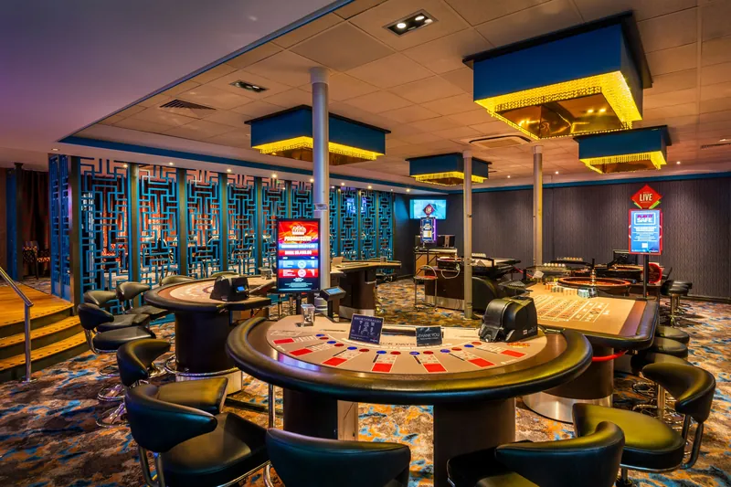 Roulette tables inside Genting Casino Wirral