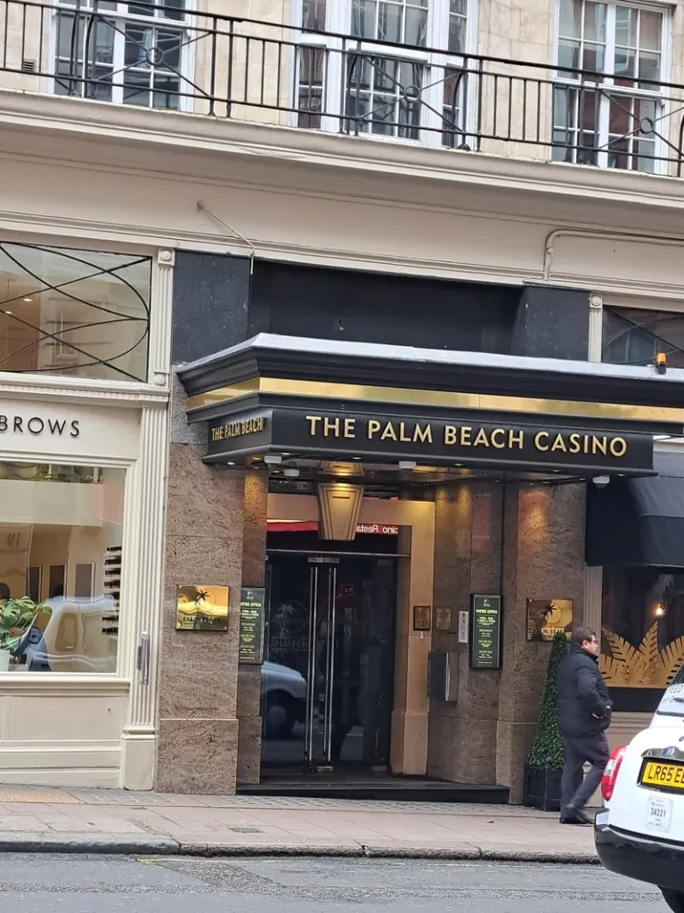 The Palm Beach Casino street entrance