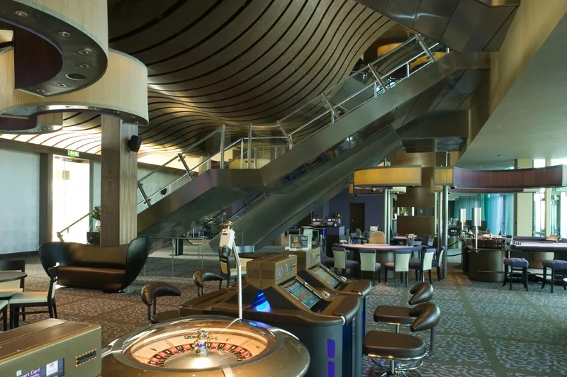 Gaming floor at Alea Casino Glasgow