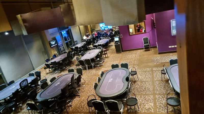 Poker room at Alea Casino Glasgow