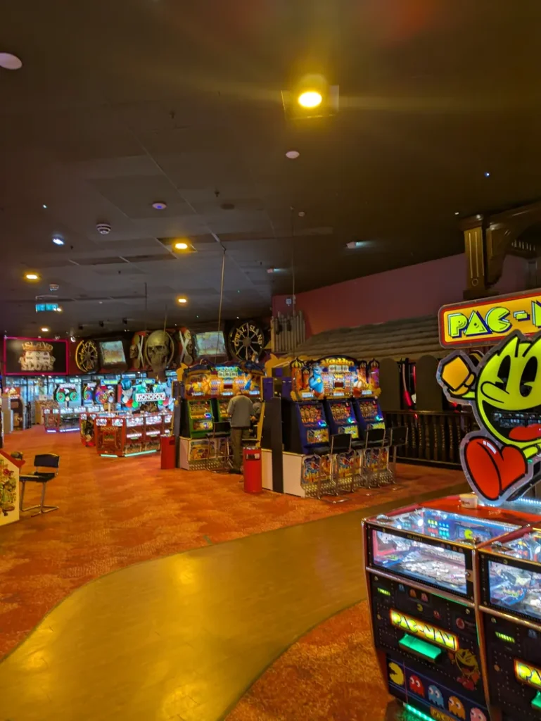 Arcade games at Coral Island Casino