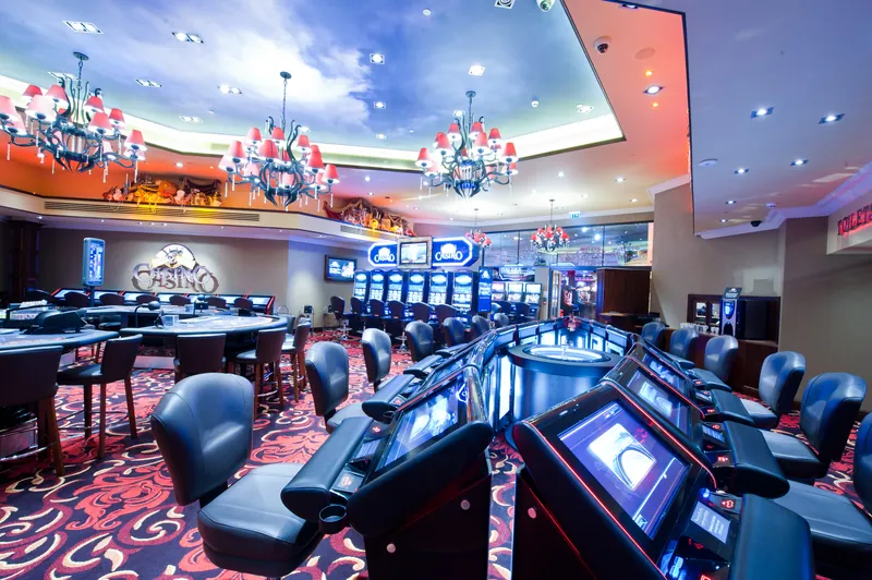 Gaming room at Coral Island Casino