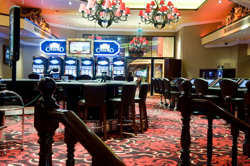Gaming table area at Coral Island Casino