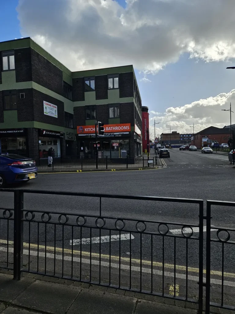 Road view of the casino at Genting Casino Wolverhampton