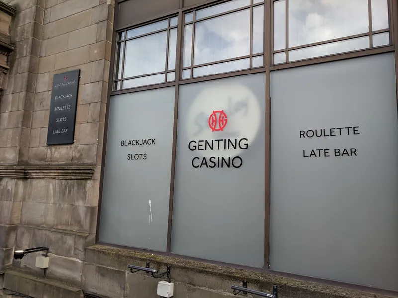 Casino windows at Genting Casino York Place Edinburgh