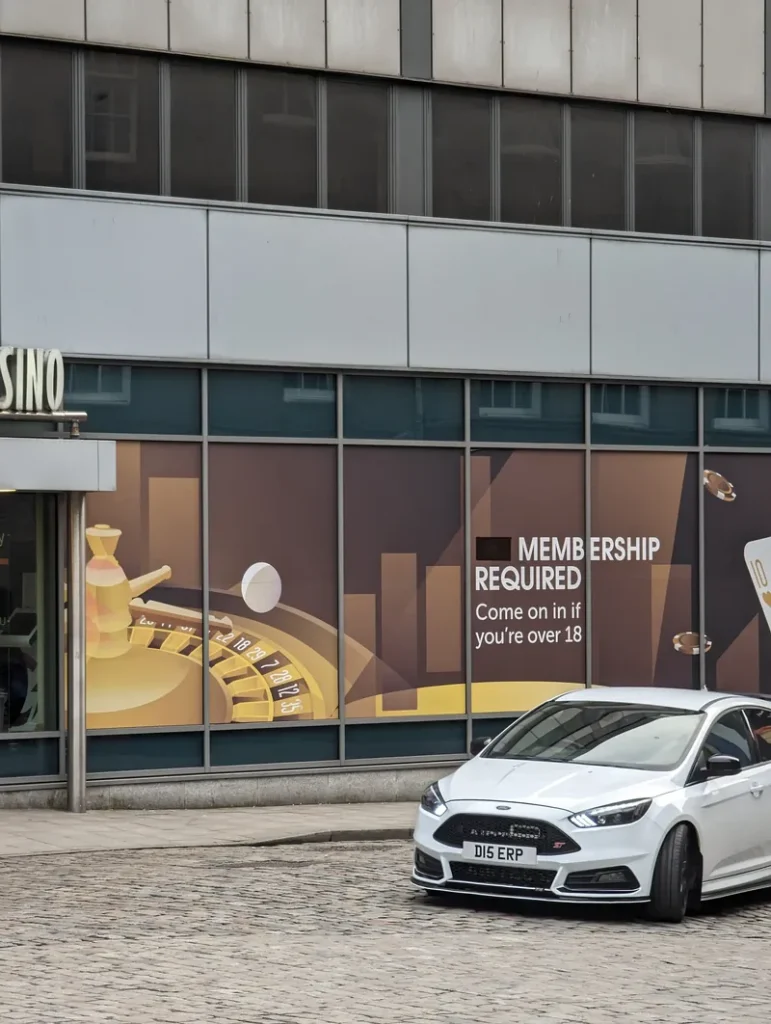 Exterior windows of Grosvenor Casino Aberdeen