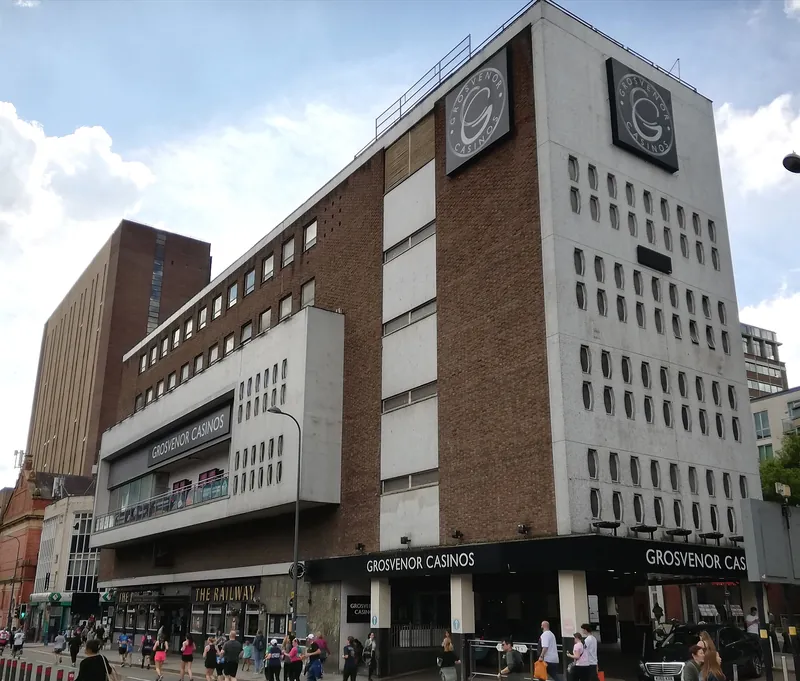 Building exterior of Grosvenor Casino Birmingham Hill Street