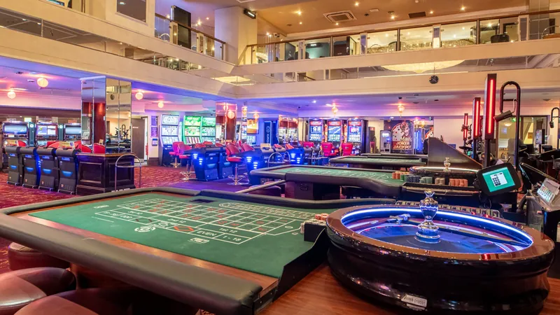 Gaming floor at Grosvenor Casino Birmingham Hill Street