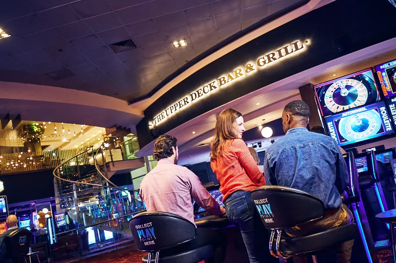 Slot machines at Grosvenor Casino Blackpool