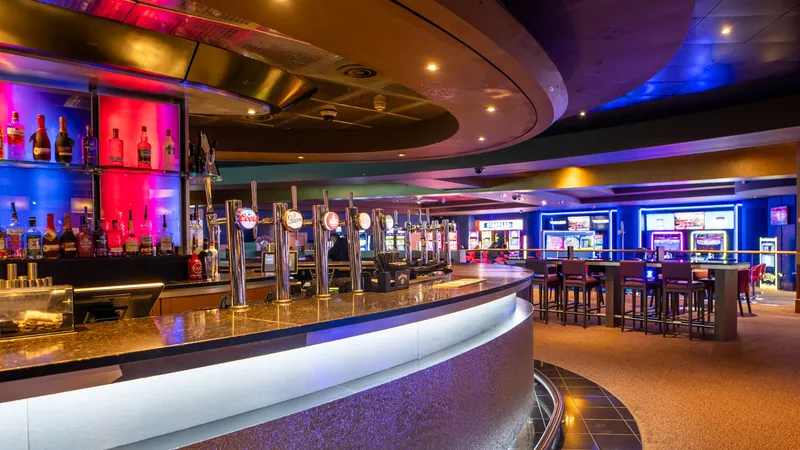 Bar area at Grosvenor Casino Bolton