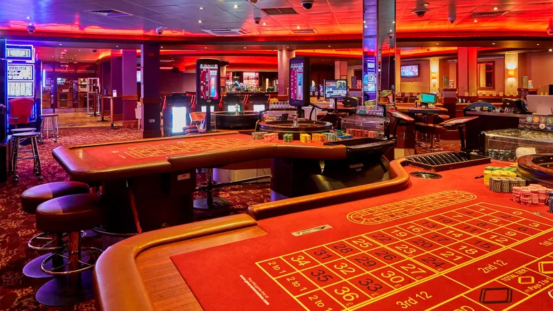 Gaming floor at Grosvenor Casino Bristol