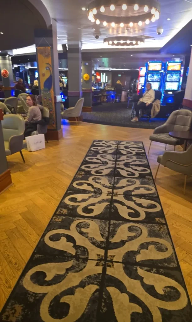Lounge and slot machines at Grosvenor Casino Bristol