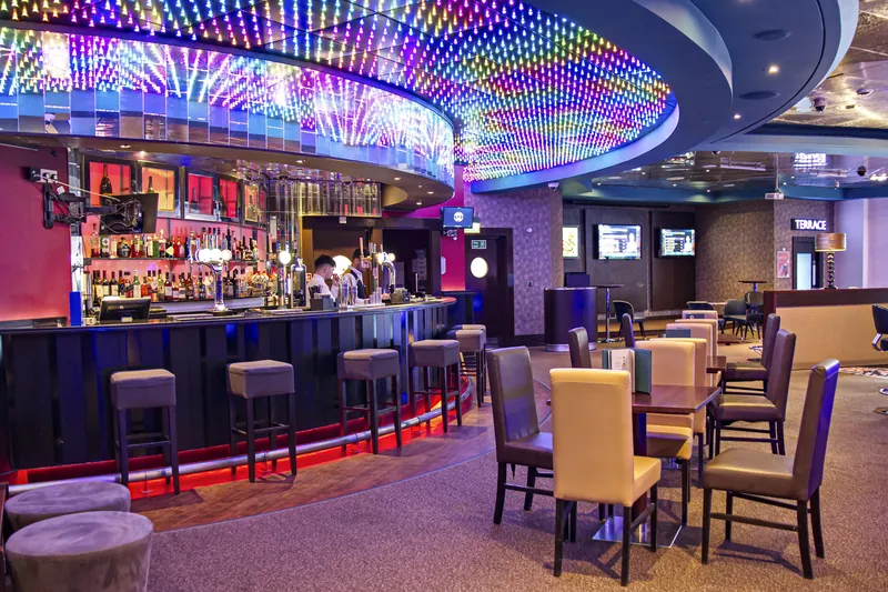 Bar and lounge at Grosvenor Casino Cardiff
