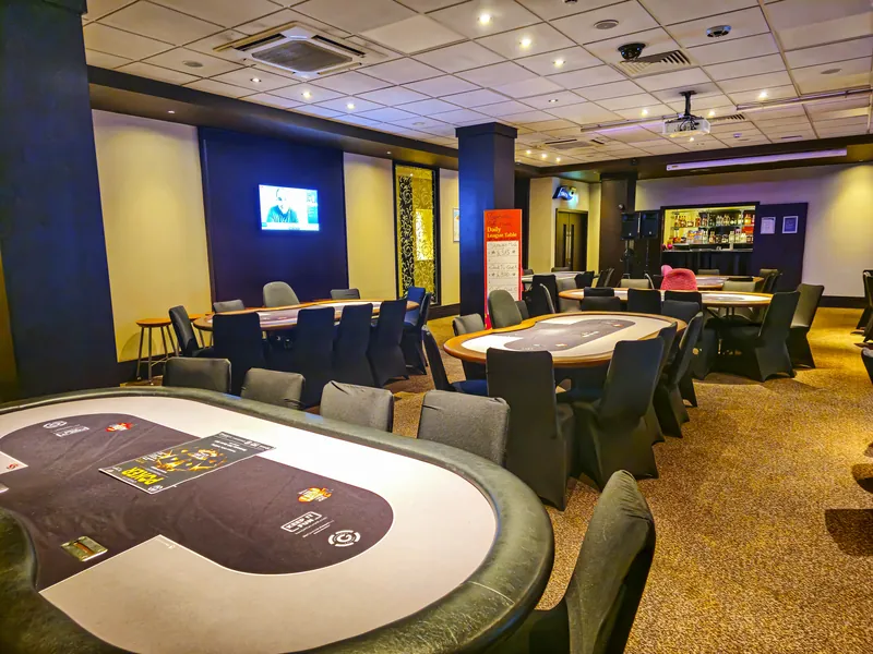 Poker room at Grosvenor Casino Cardiff