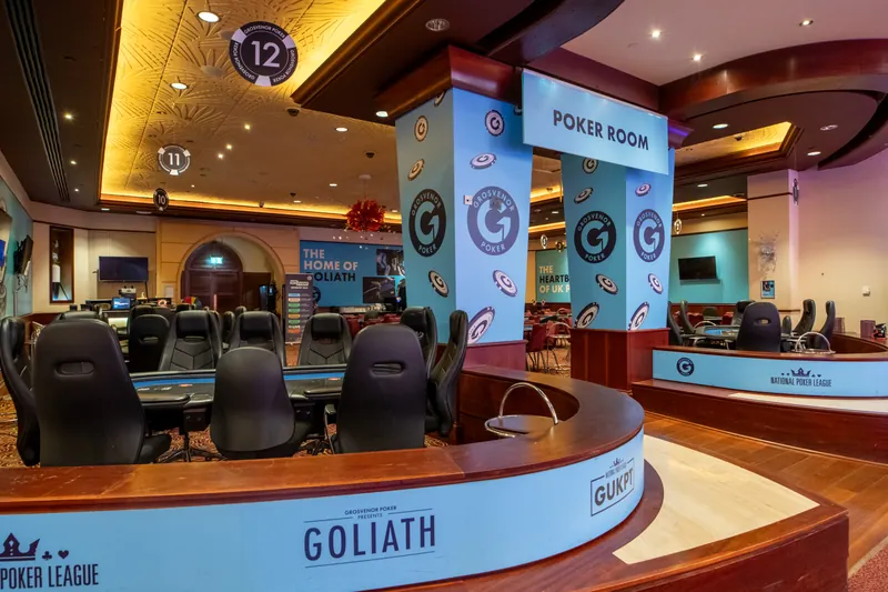 Poker room at Grosvenor Casino Coventry