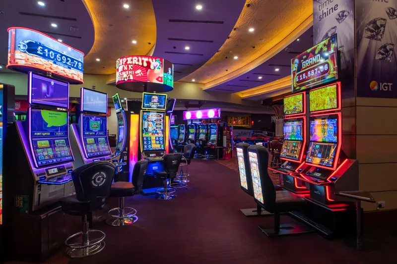 Slot machines at Grosvenor Casino Coventry