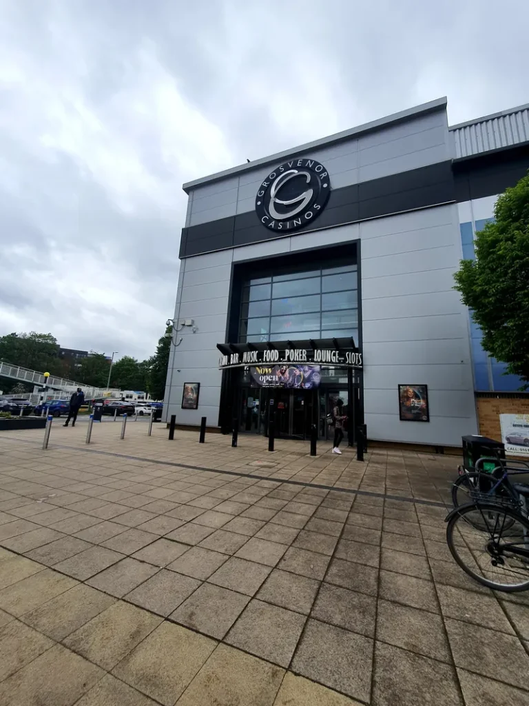 Front exterior of Grosvenor Casino Didsbury