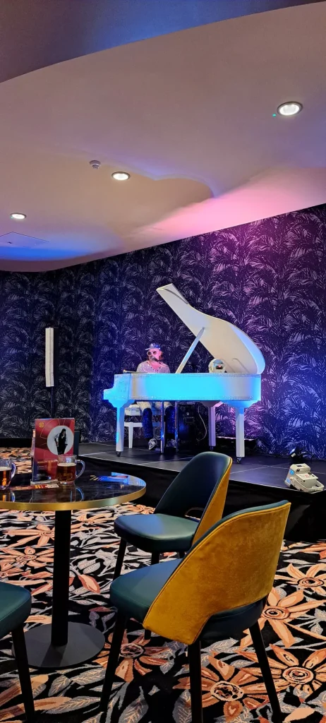Piano stage at Grosvenor Casino Didsbury