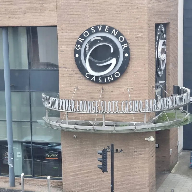 Exterior sign of Grosvenor Casino Dundee