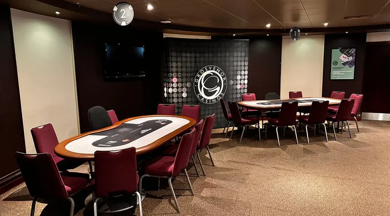 Poker room at Grosvenor Casino Dundee